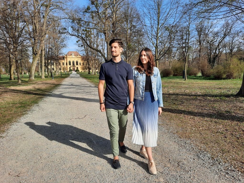 Prechádzka po Eckartsau, zámocký park Eckartsau