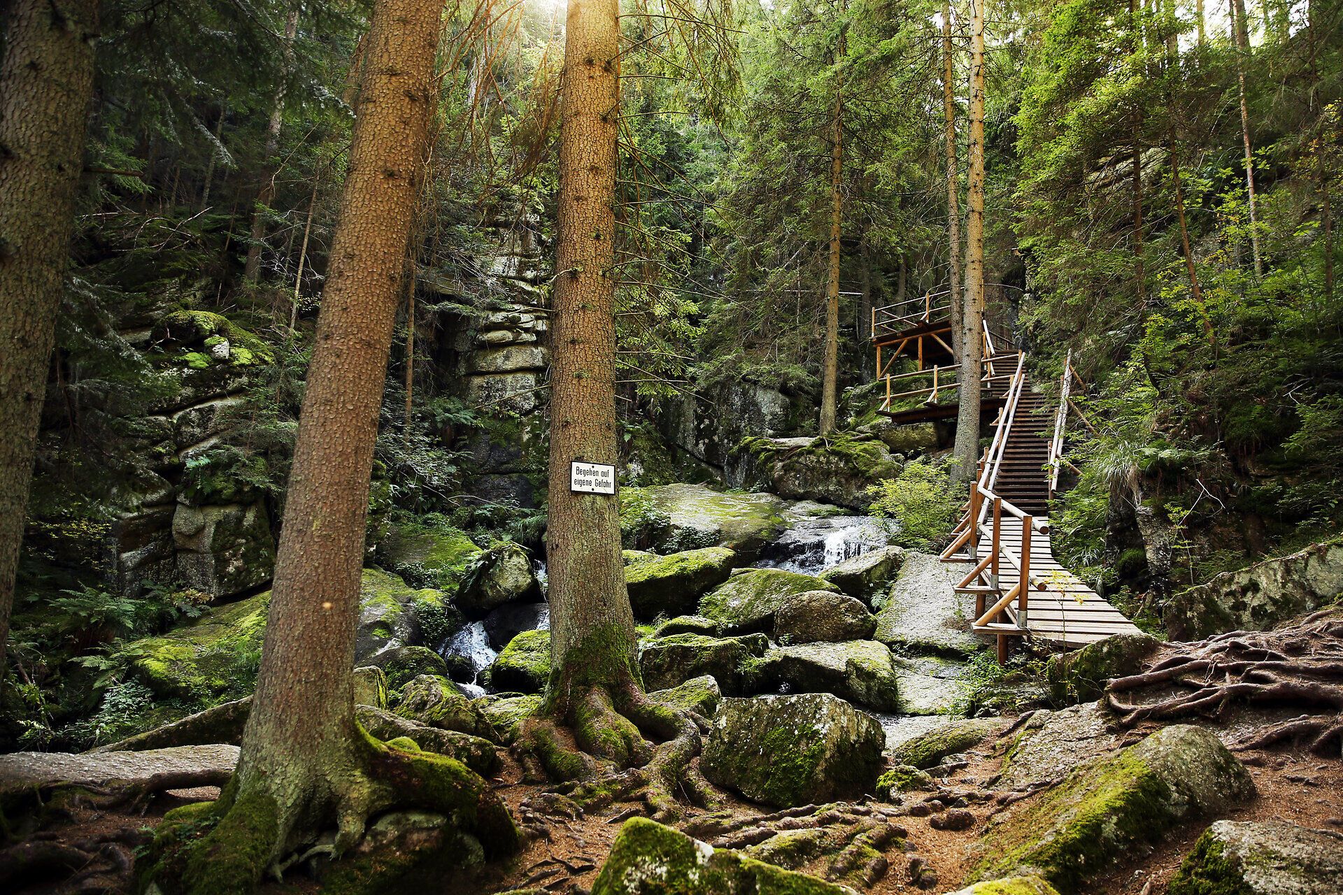 Vodopád Lohnbachfall obklopený majestátnymi stromami a jemne sa vlniacou vodou vás pozýva na osviežujúci oddych v prírode. Zelená idyla a čerstvý vzduch vytvárajú dokonalú kulisu pre turistov, ktorí si chcú vychutnať krásu okolia.