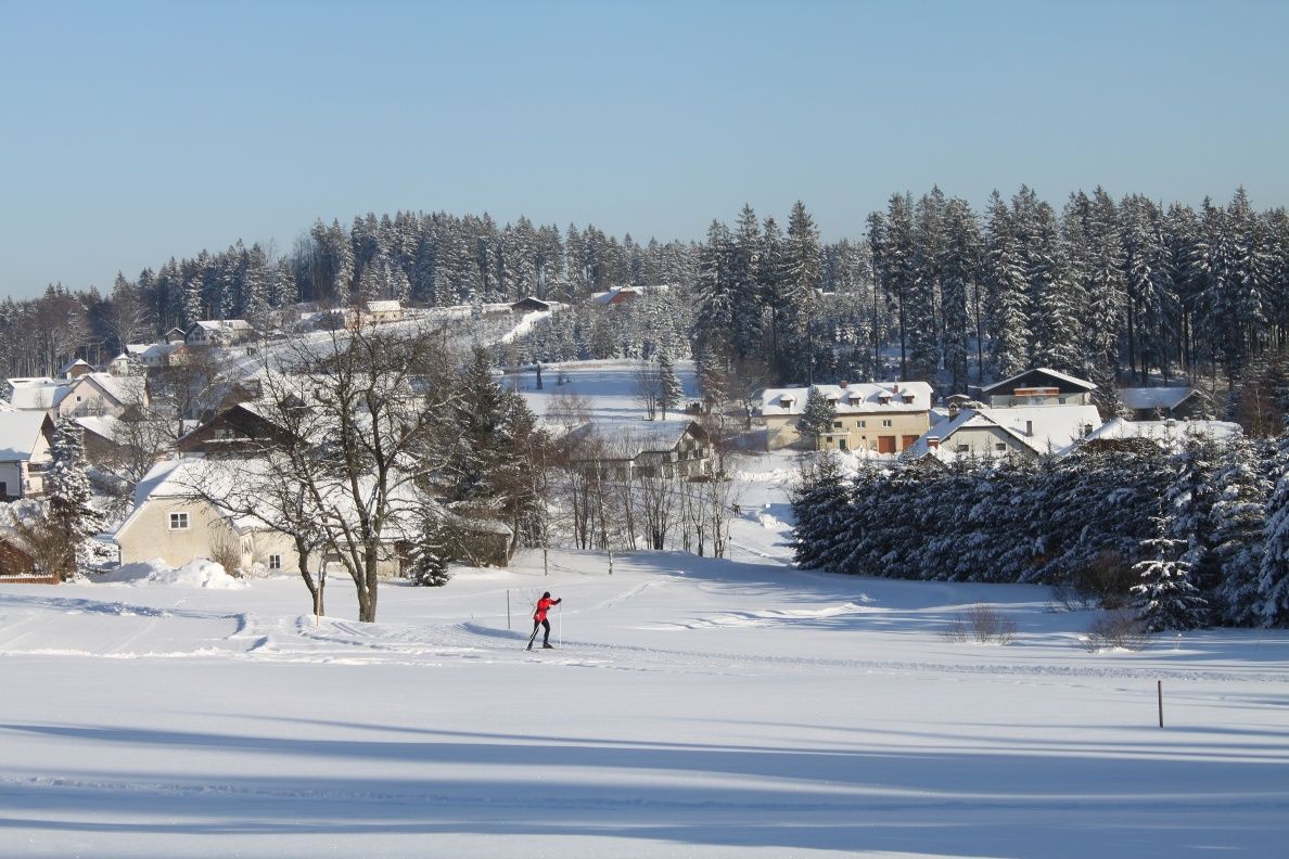 Bežkovanie v Bärnkopfe - miestna trasa 1
