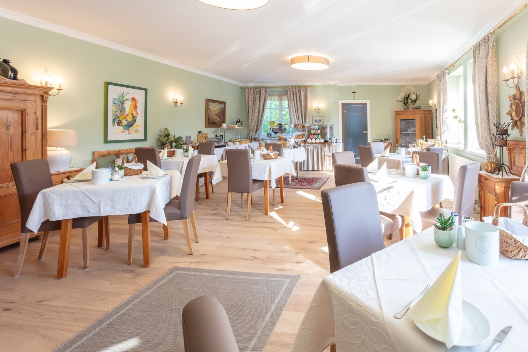 Raňajková miestnosť Hotel Garni Donauhof
