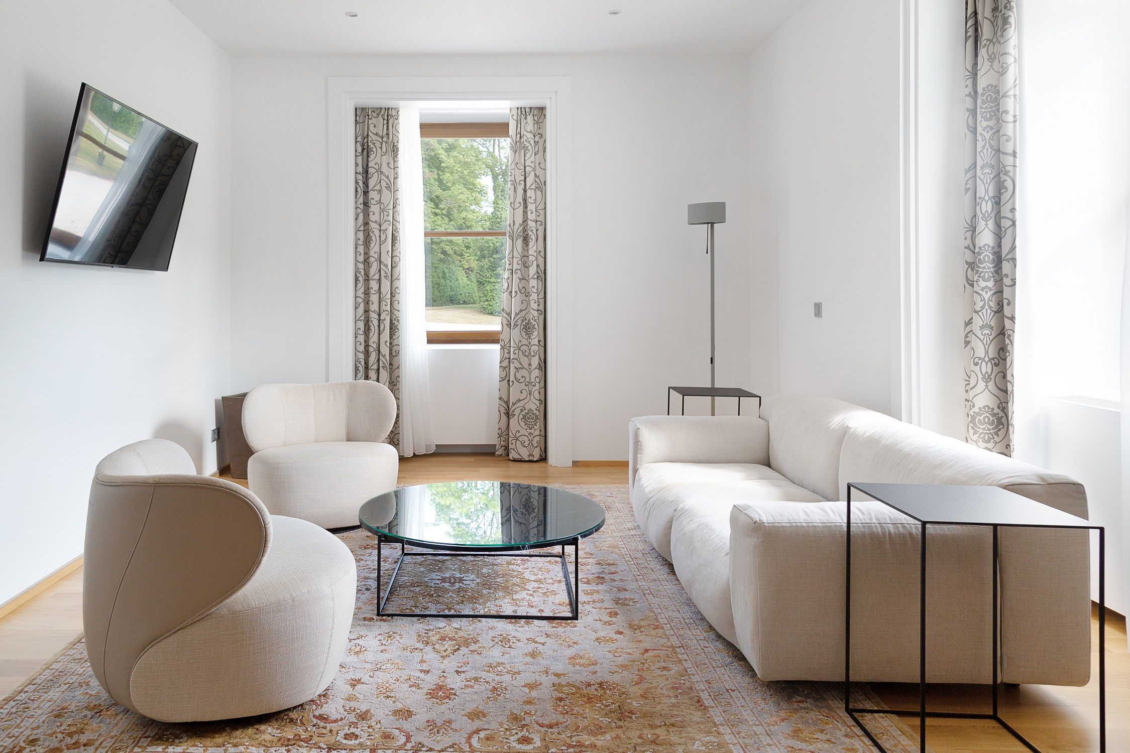 Obývacia izba apartmánu Castle
