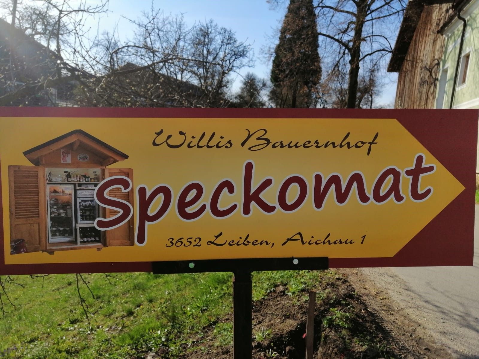 Rozcestník k samoobslužnému automatu rodiny Wilhelmovcov