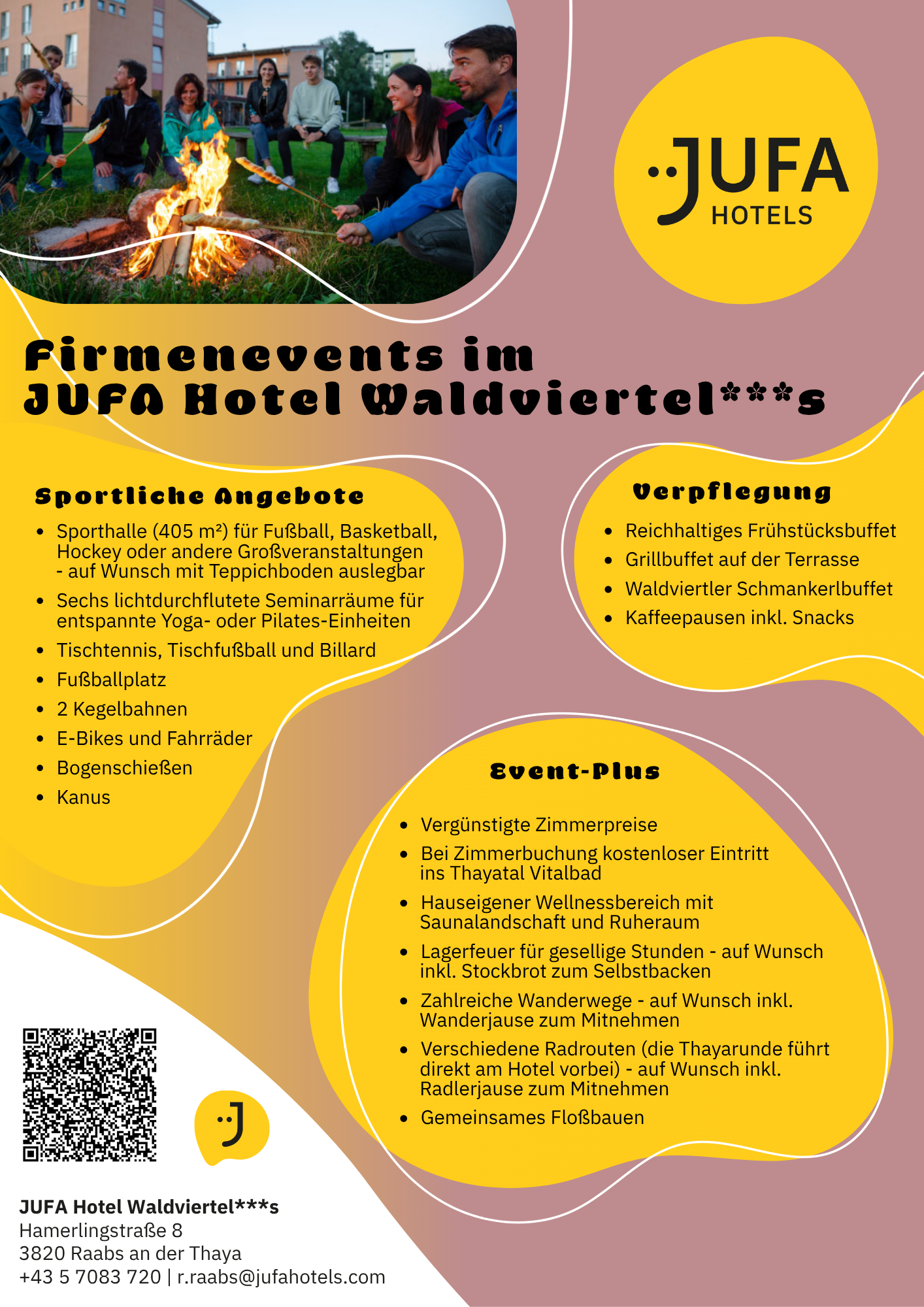 Firemné podujatia JUFA Waldviertel
