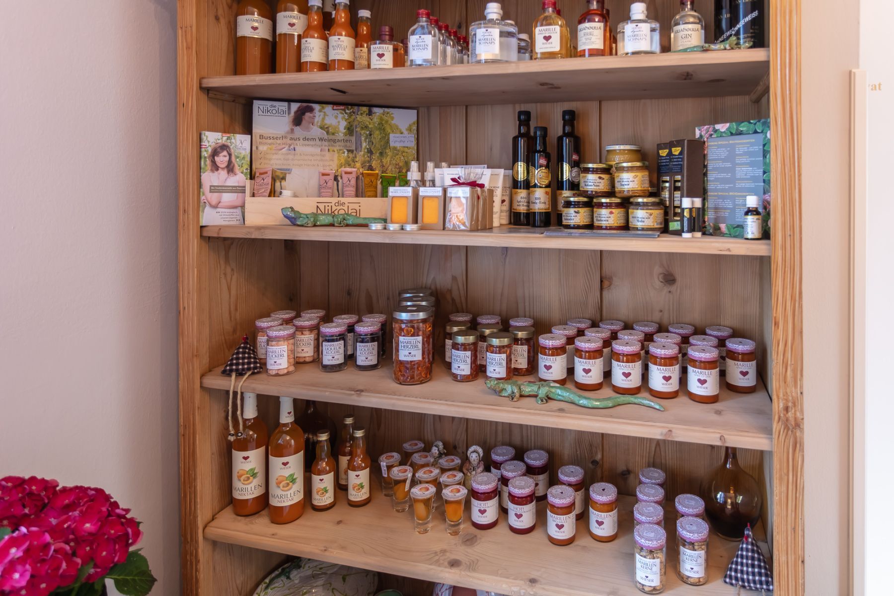 Produkty v hoteli Garni Donauhof