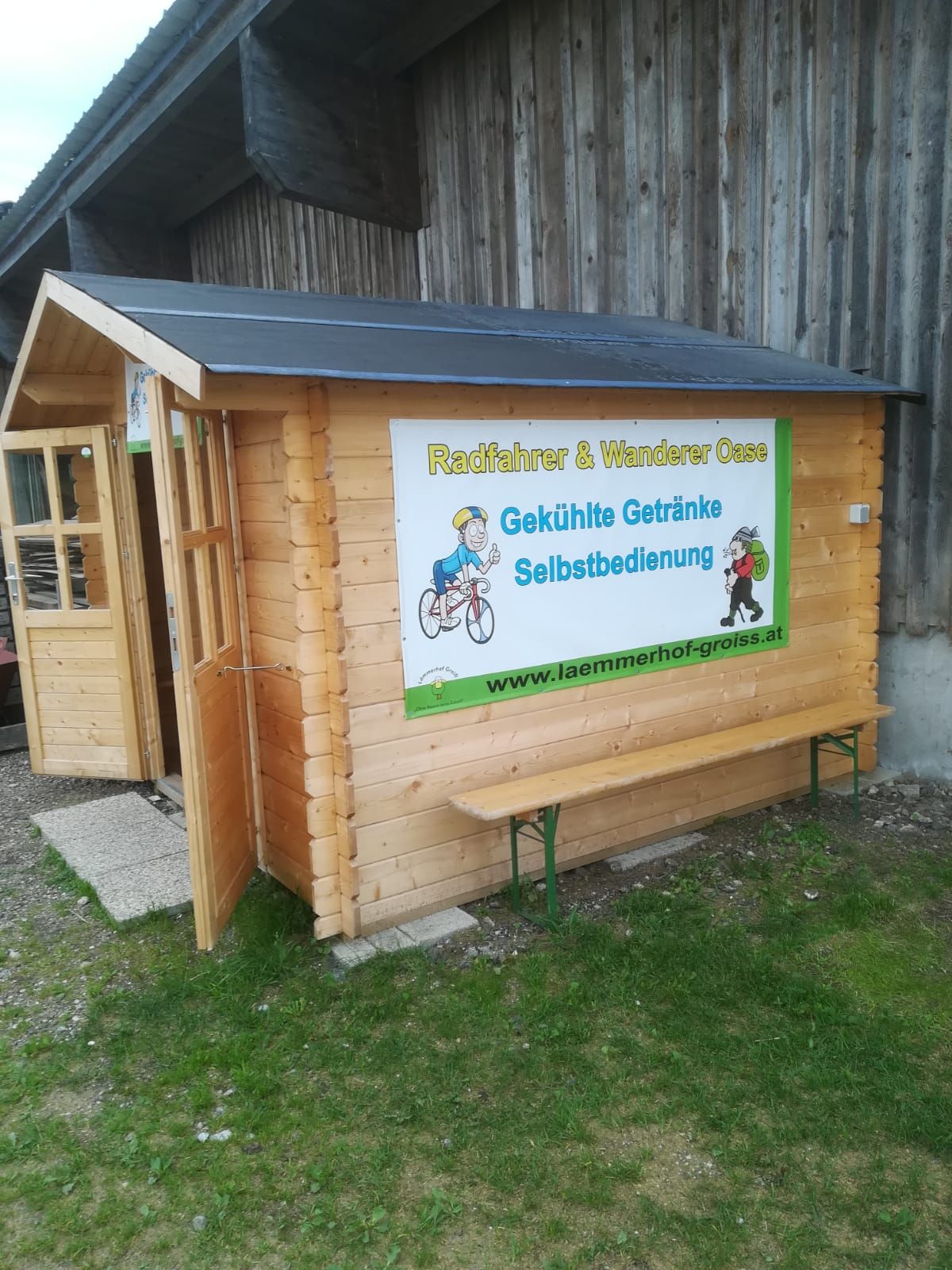 Zastávka na odpočinok v Lämmerhofe Groiß