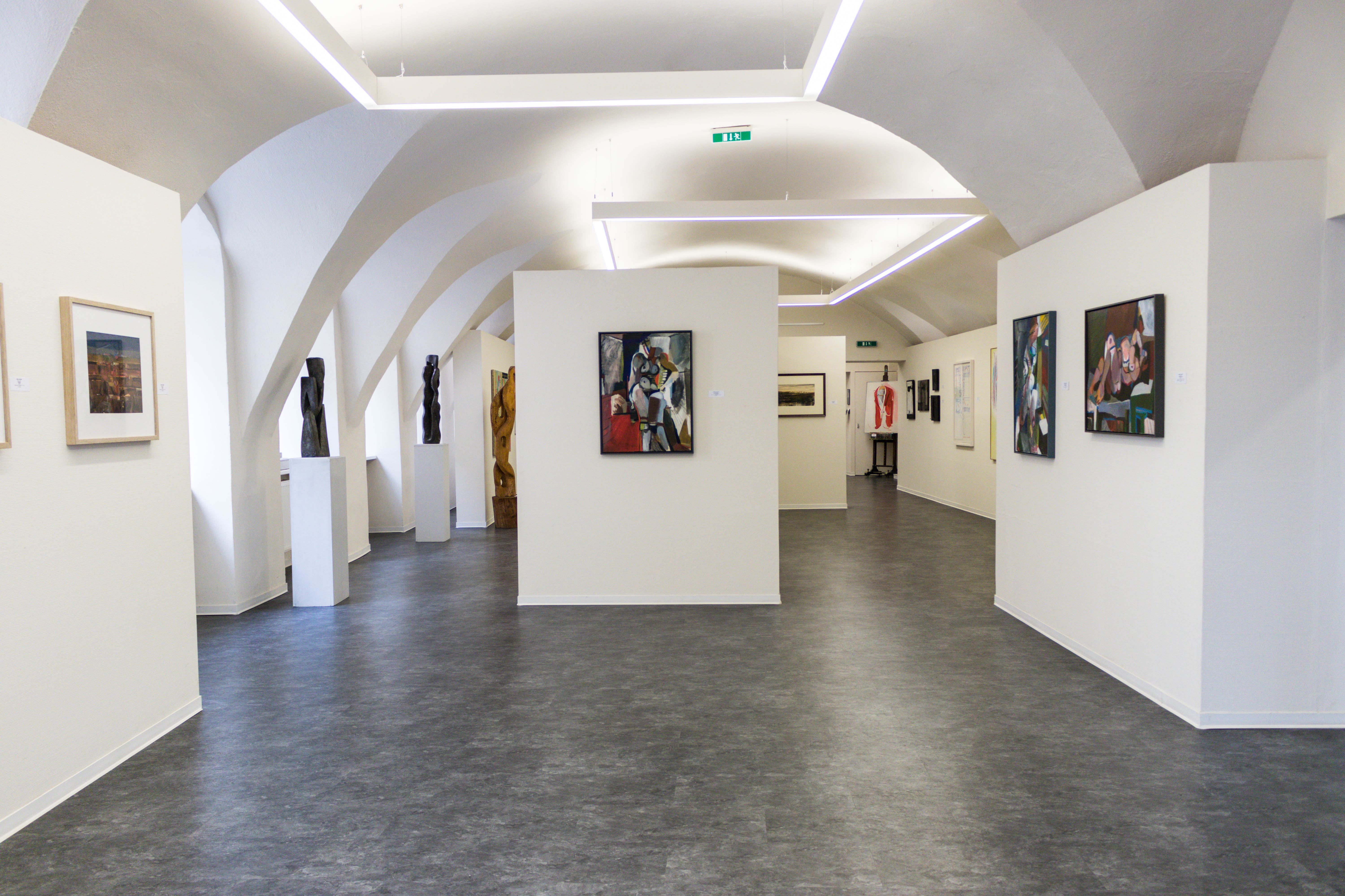 Pohľad na interiér galérie Kopriva