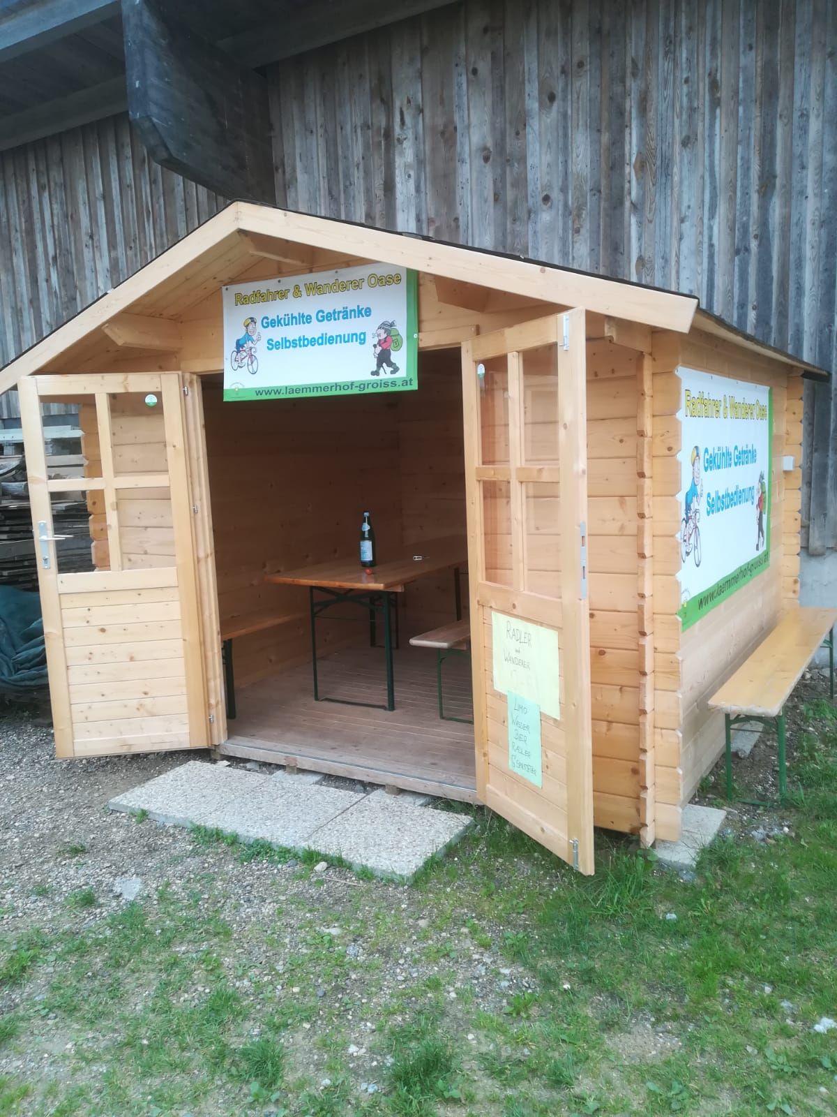 Zastávka na odpočinok v Lämmerhofe Groiß