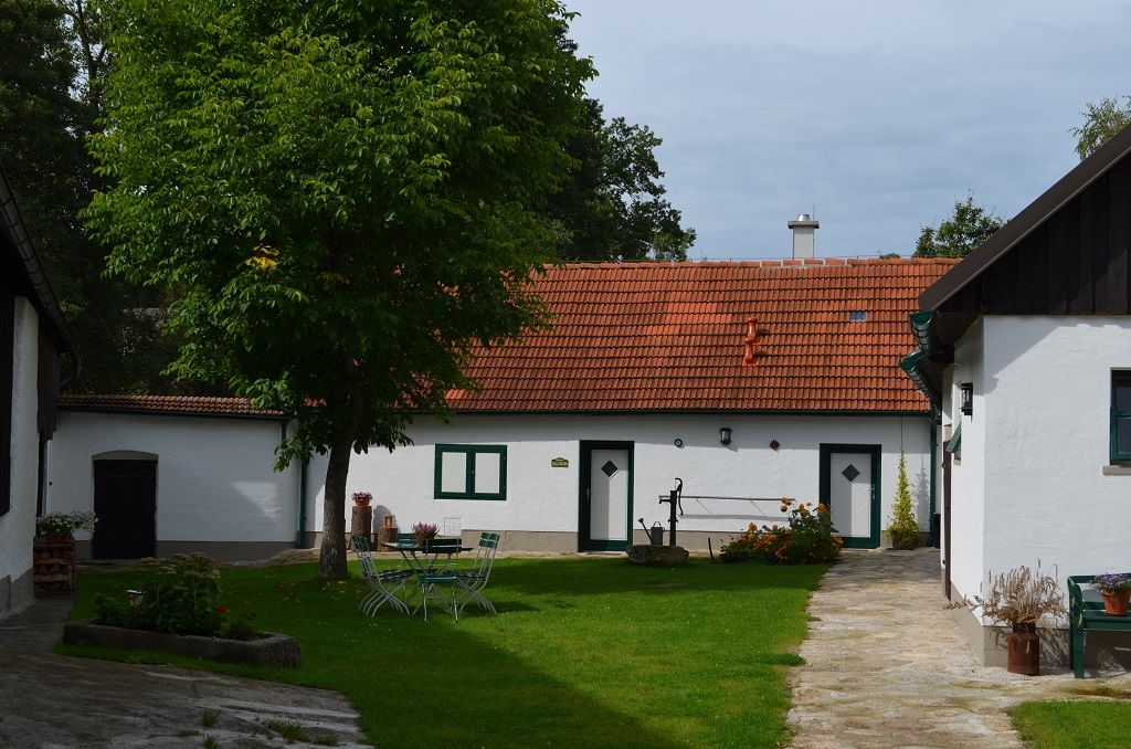 Vnútorné nádvorie Landhaus Lunkowitz
