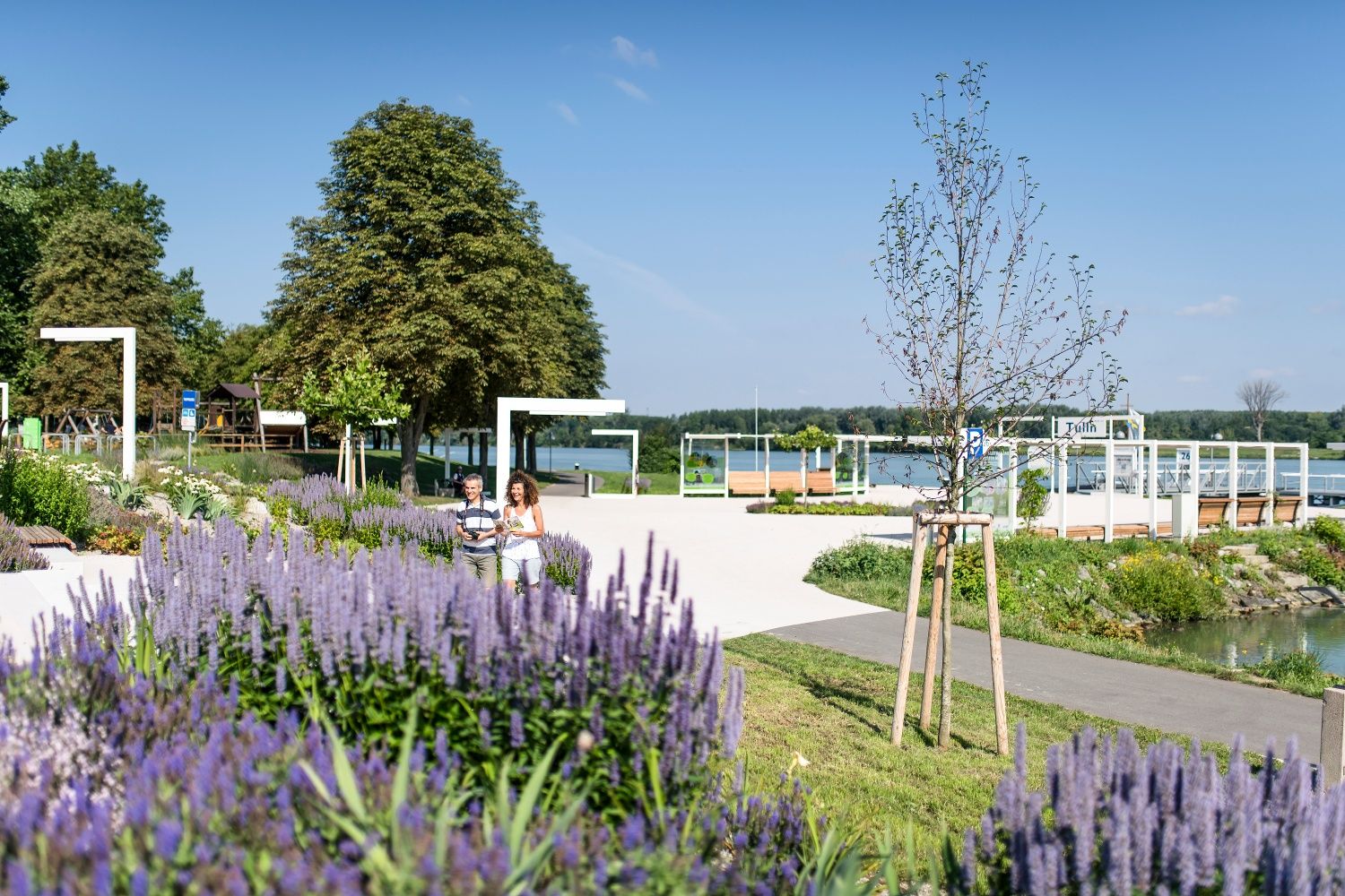 Kvitnúce Donaulände Tulln