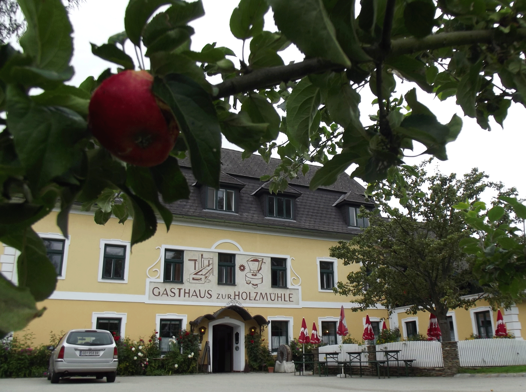 Hostinec Holzmühle a farma s poníkmi