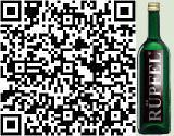 QR kód vedľa zelenej fľaše s nápisom "bully".