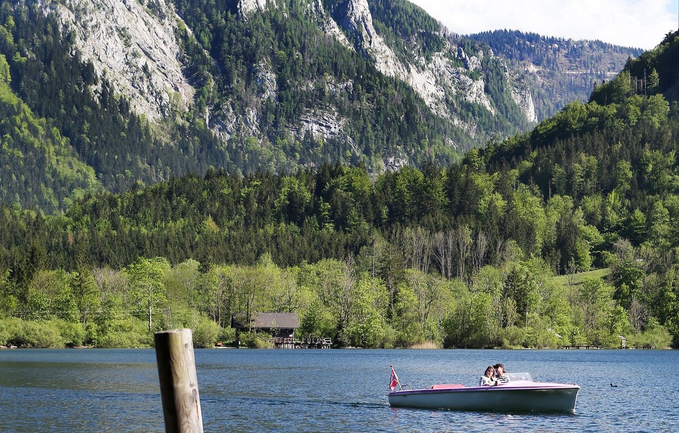 Výlet loďou po Lunzersee