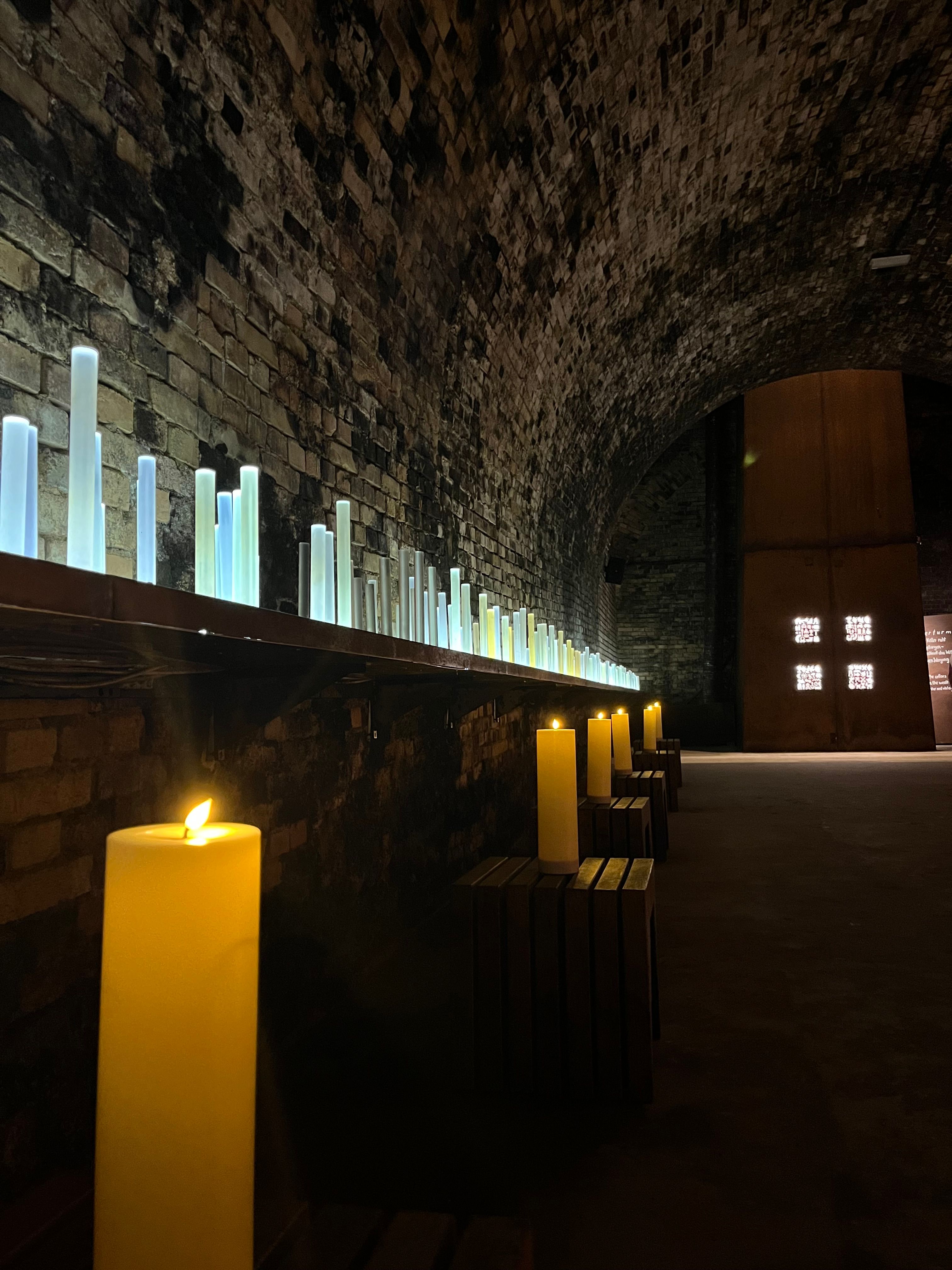 Vianočné osvetlenie vo svete vína Steininger Loisium, Bazilika 2 (c) Steininger Loisium Weinwelt
