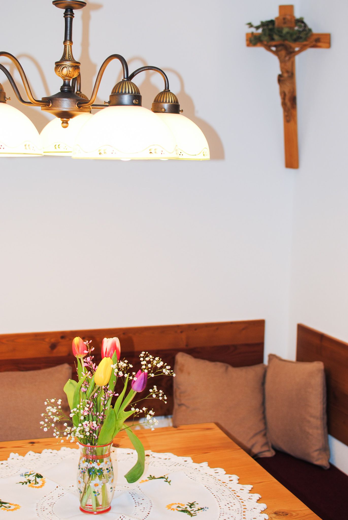 Dovolenkový dom Eva Deufl - Apartmán Gamsblick - Kuchyňa/obývacia izba