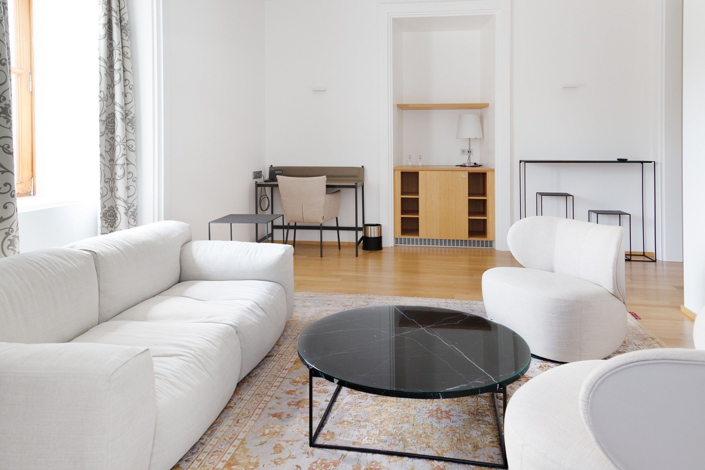 Spálňa apartmánu Castle Suite