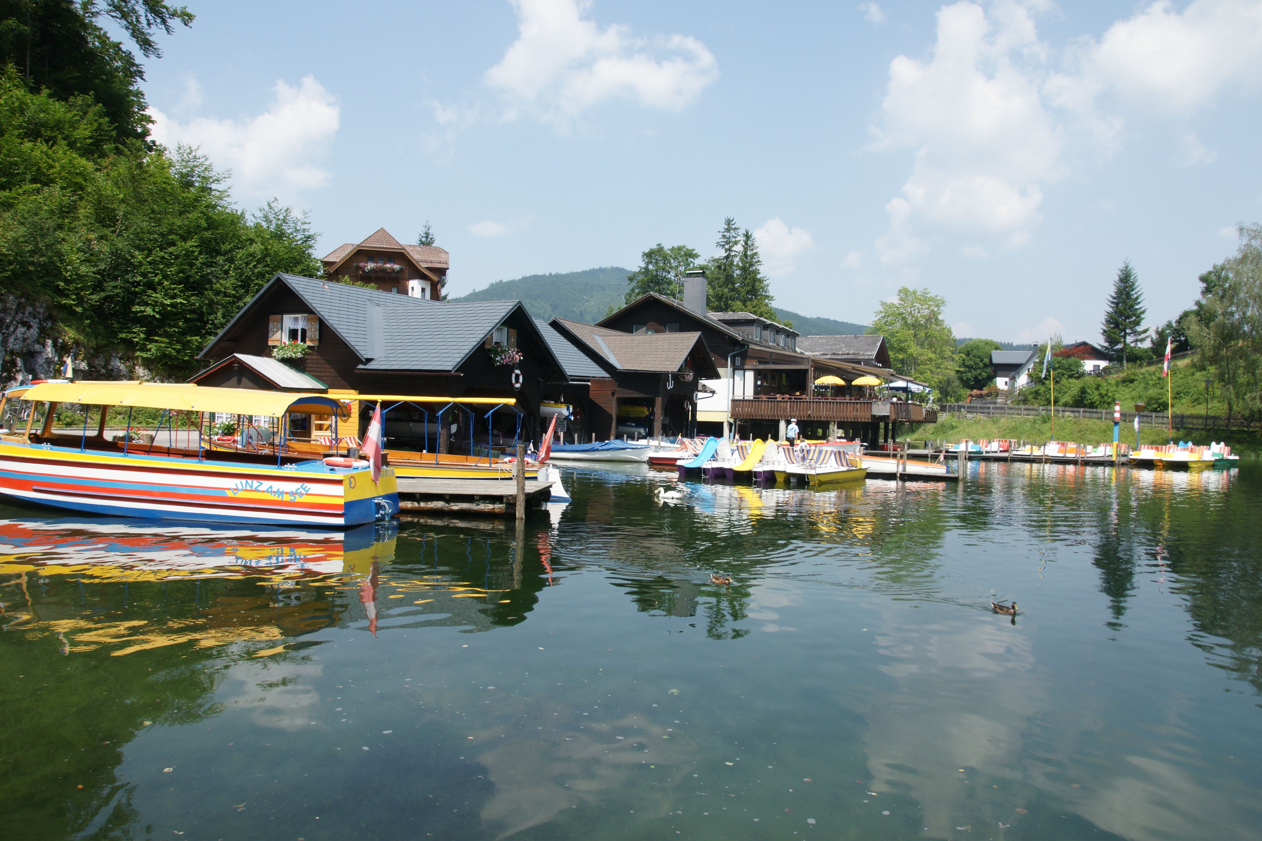 Člnkovanie na jazere Lunzer See 