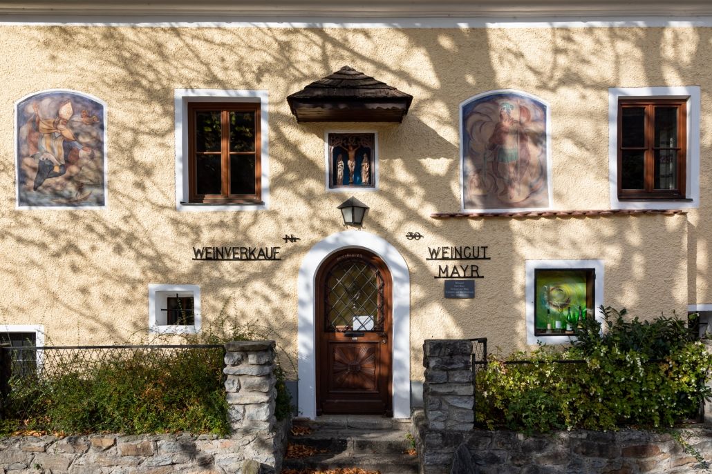 Fasáda vinárstva Mayr