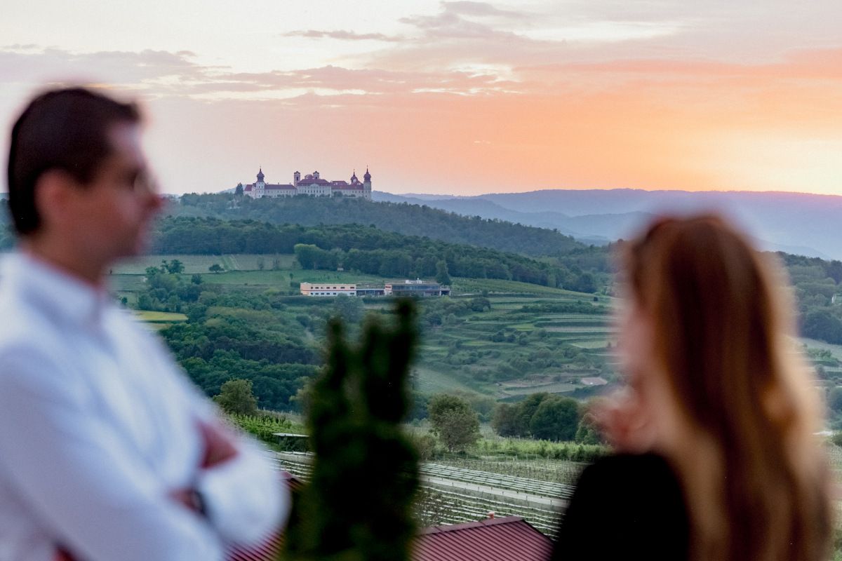 Pohľad na opátstvo Göttweig