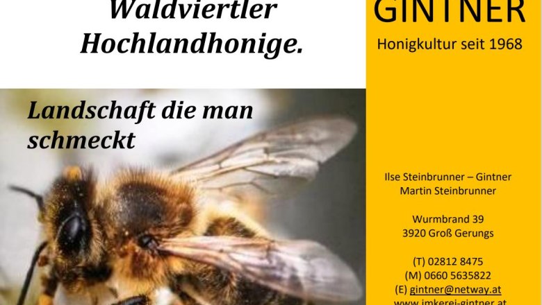 Gintner honey culture, &copy; Gintner Honigkultur