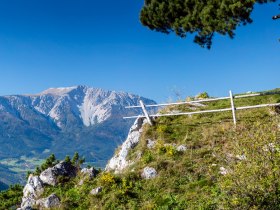 Gel&auml;nde mit Schneebergblick, &copy; &copy;Wiener Alpen, Foto: Franz Zwickl