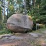 Wobbly stone in the Schrems forest: Will you make our natural monument wobble?, &copy; Ferienhaus Leopold