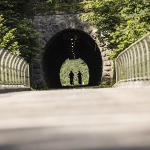 Cyklistika cez tunel v Opponitzi, © Mostviertel Tourismus, Velontour.info