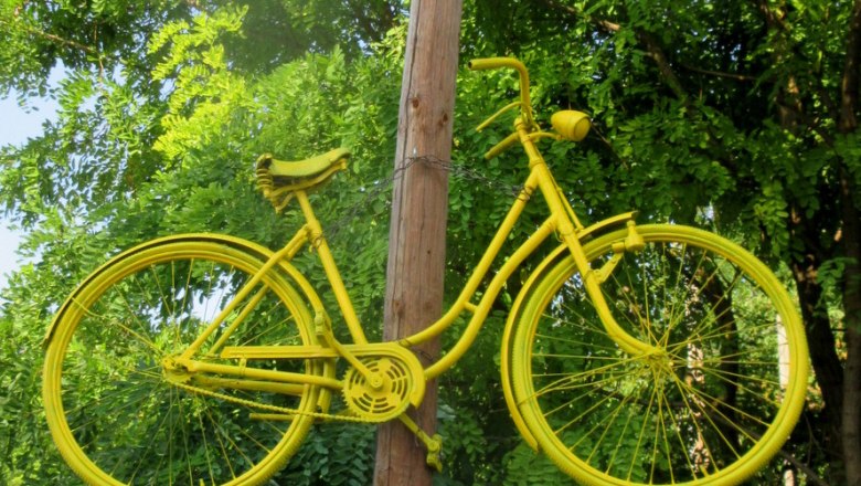 Bicycle rest area sign, &copy; Werner Daim