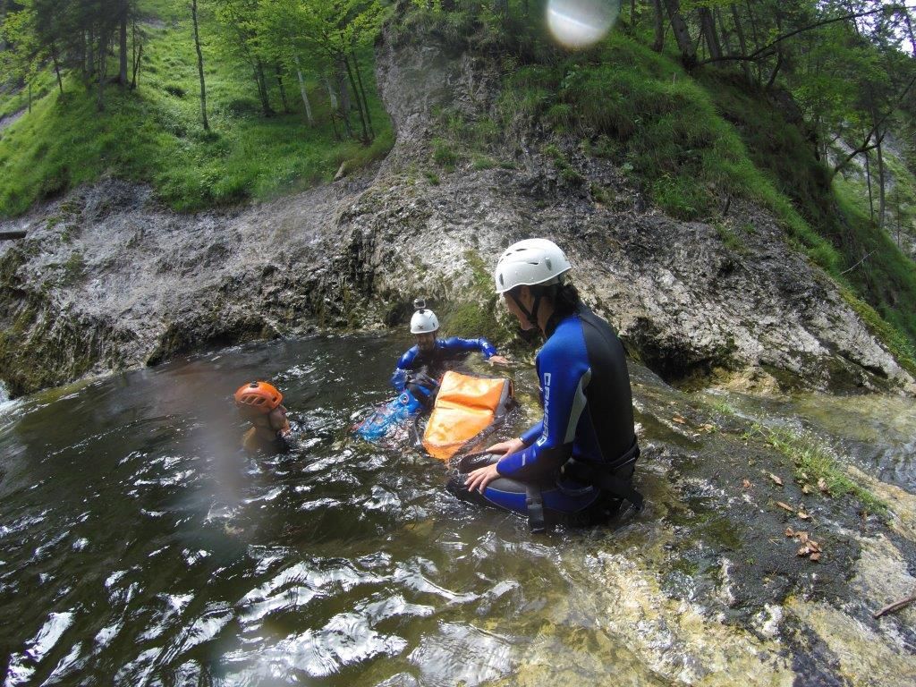 Zážitok z kaňoningu v prírode