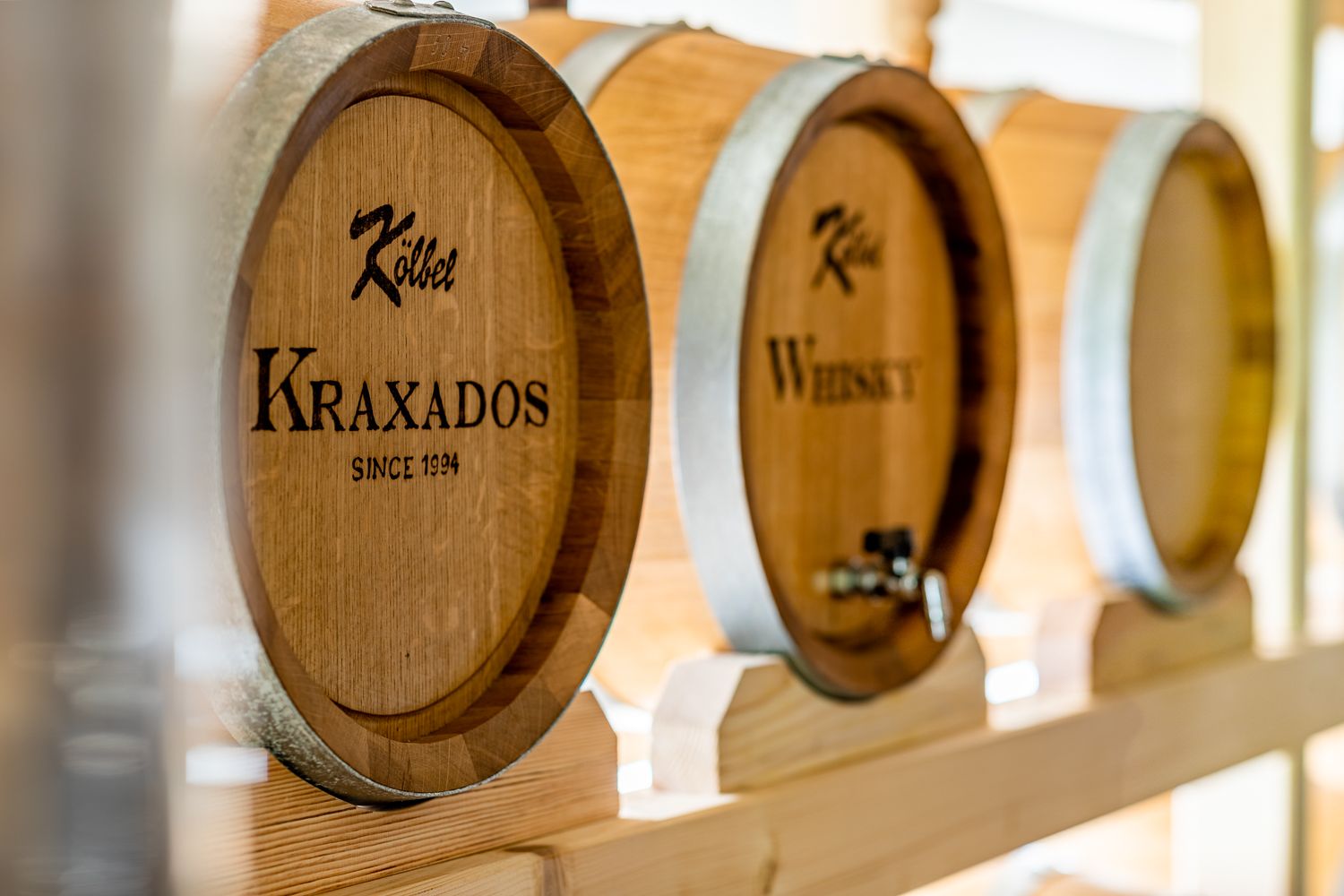 Kraxados im Fass gelagert