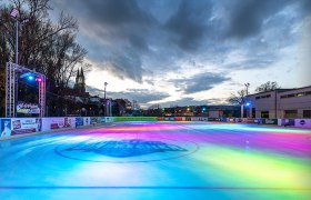 Ice rink at party, © Martin Wacht, Happyland Klosterneuburg