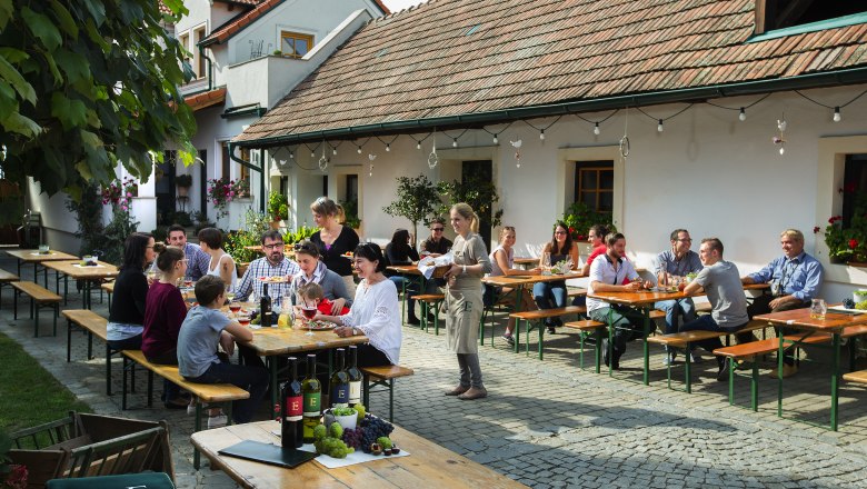 Buschenschank (typical tavern) Brigitte and Christian Edelmann, &copy; Edelmann
