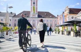 Radfahren in St. Pölten, © Rupert Pessl