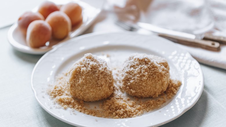 The classic: apricot dumplings, © Niederösterreich Werbung/David Schreiber