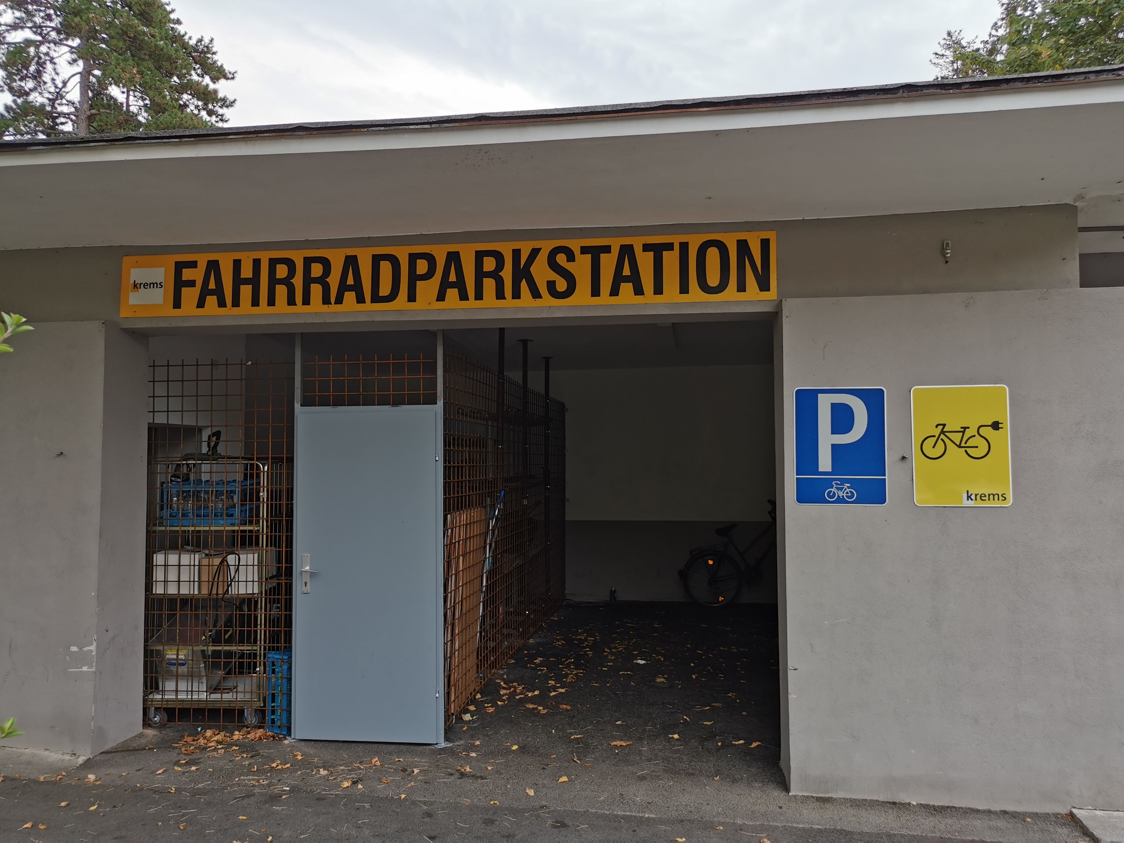 Nabíjacia stanica v mestskom parku v blízkosti "Marie im Park"