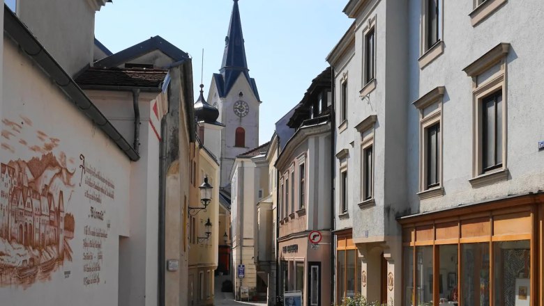Die schmalen Gassen von Ybbs an der Donau, © Fam. Obernberger