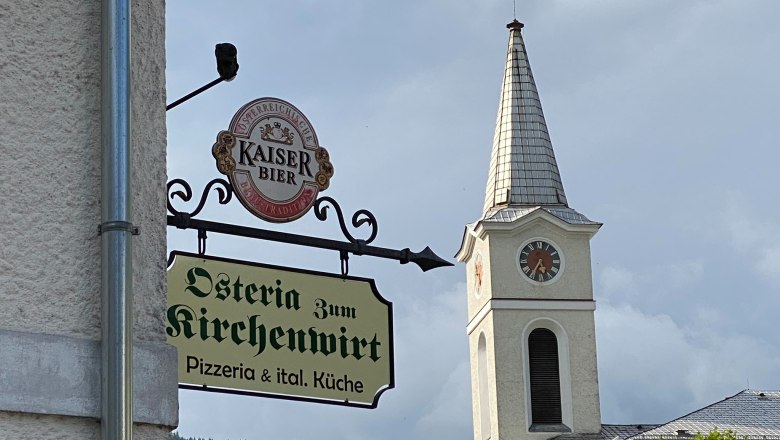 Close to the church - as the name suggests, © Osteria zum Kirchenwirt Close to the church - as the name suggests, © Osteria zum Kirchenwirt