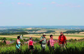 Hikers on the road "Auf da Hoad", &copy; Stadtgemeinde Maissau