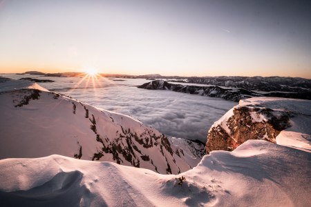 Zimné panoráma na Östcheru, © Niederösterreich Werbung, Gerald Demolsky