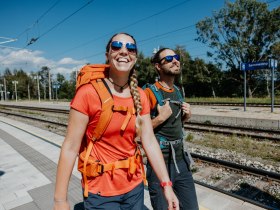 Ankunft am Bahnhof Semmering, © Wiener Alpen in Niederösterreich