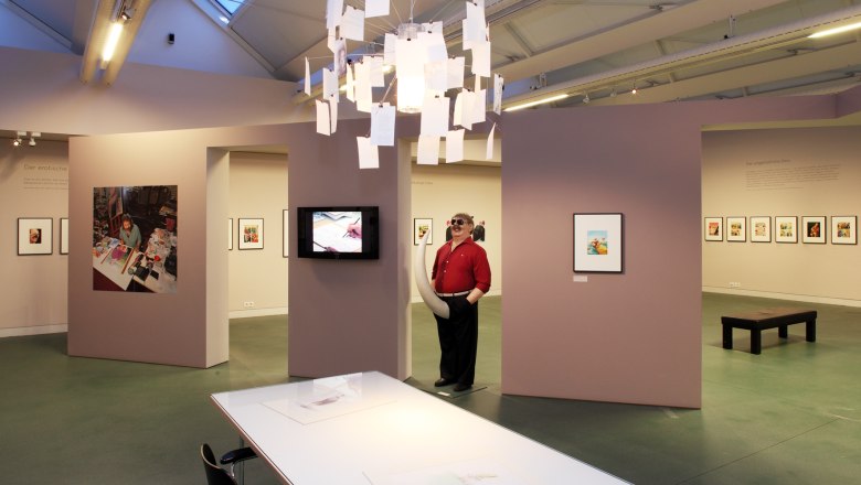 Caricature museum inside, © Kunstmeile Krems_Christian Redtenbacher