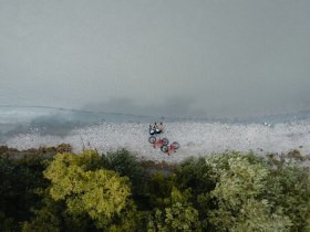 Radfahrer an der Donau Kramesau Neustift, © WGD Donau Oberösterreich Tourismus GmbH