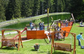 Lezenie v horolezeckom parku prináša radosť, © Alpengasthof Enzian