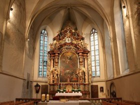 Interi&eacute;r kostola, &copy; Gemeinde Kapelln