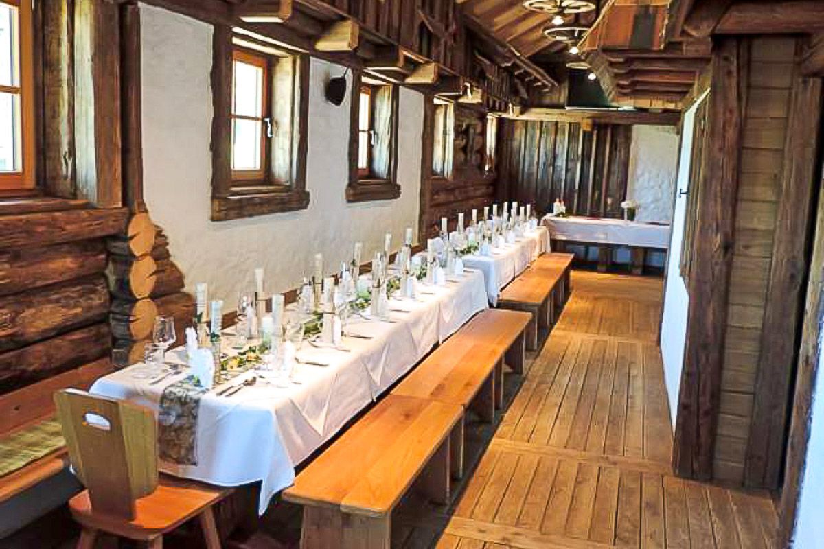 Latschen-Alm vnútri