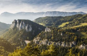 Slávny pohľad 20-Schilling-Blick Semmering, © Niederösterreich-Werbung/Michael Liebert