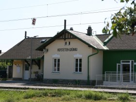 Bahnhofsgeb&auml;ude Hofstetten Gr&uuml;nau, &copy; Mostviertel