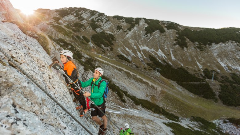 Via ferrata on the Hochkar, &copy; F&uuml;l&ouml;p