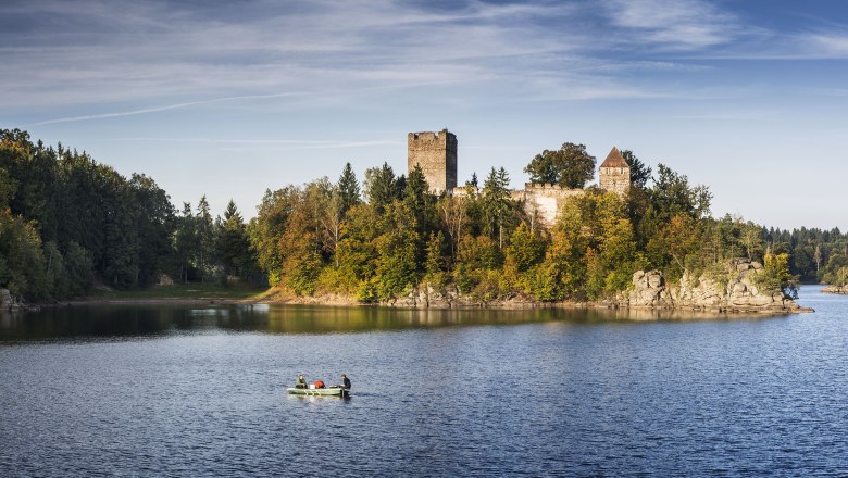 Ruina Lichtenfels, Kampsee Ottenstein, © Niederösterreich-Werbung/ M. Liebert