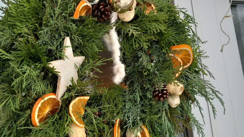 Door wreath Lunzferien, &copy; Fa. Mayr