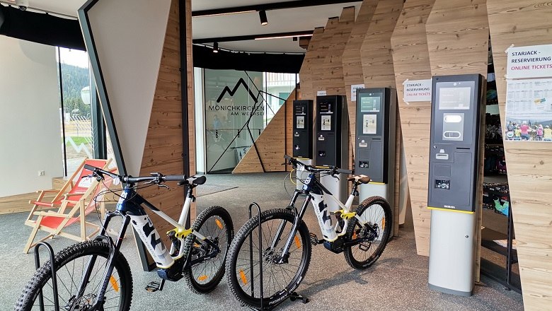 E-MTB rental at the Erlebnisalm service center, &copy; Wiener Alpen